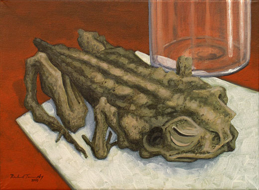 Dead Frog 2 - Acrylic Painting on Canvas