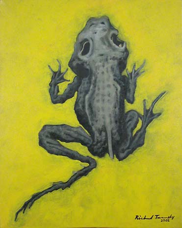 Dead Frog - Acrylic Painting on Canvas