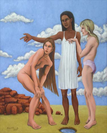 Daughters of Necessity - Acrylic Painting on Canvas